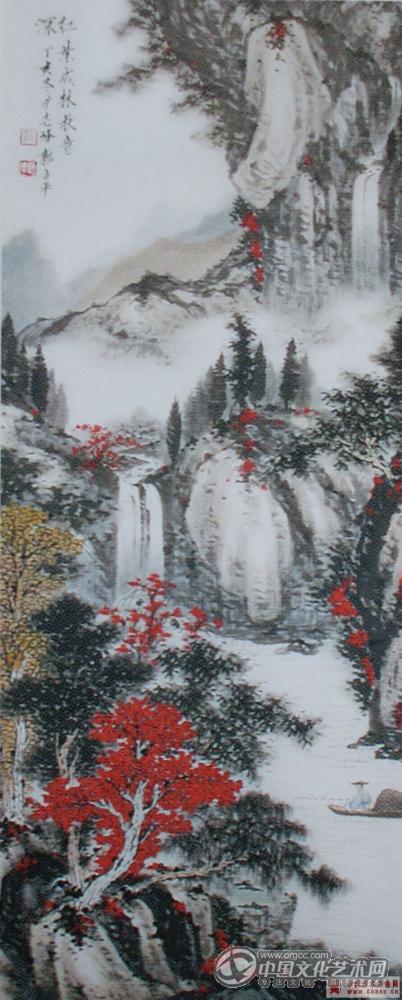 红叶成林秋意深