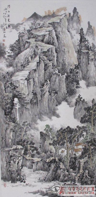 溪山祥云图