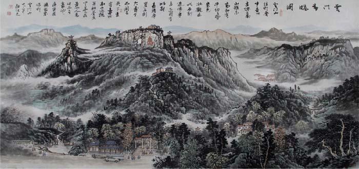 冯聚成国画作品