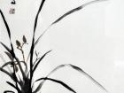 书画家郭朝卿花鸟作品《清品》