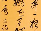 草书条幅《古诗二首》 