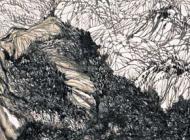 《龙蛇舞秦山》 300x130cm 2005年