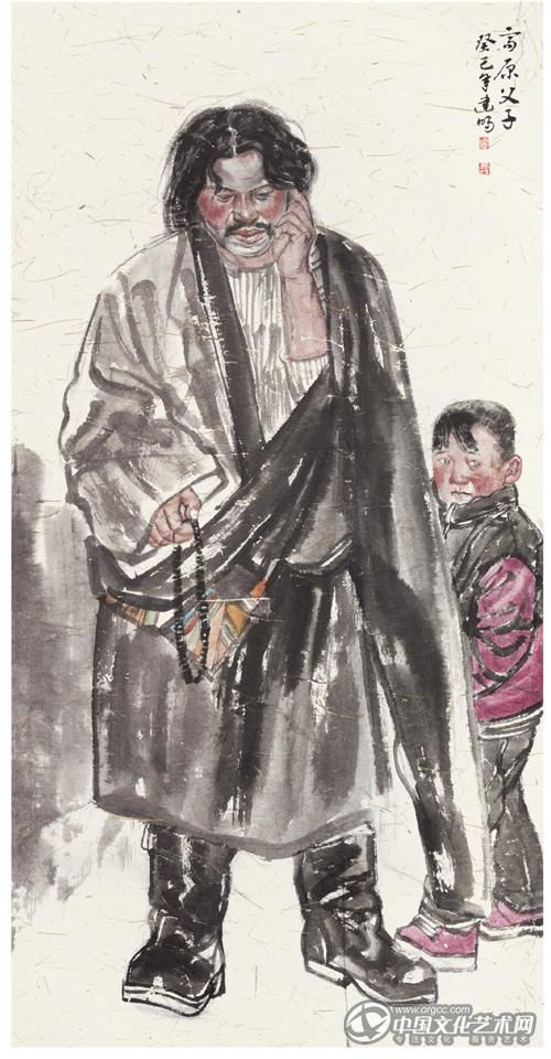L1003040高原父子136x68cm2013年