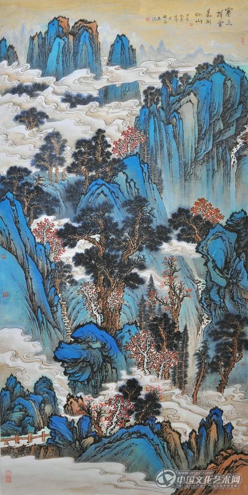 塞上祥云美丽仙山