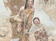 《母与子》 172×92cm 2013年