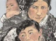 《母爱》 138×70cm 2013年