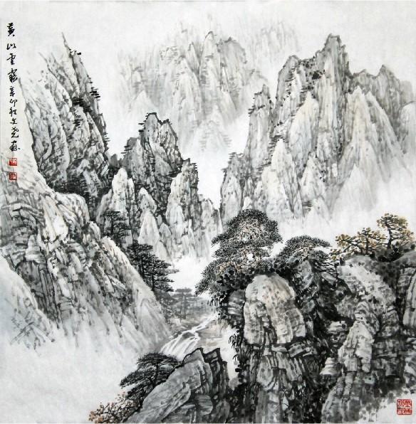 龚文尧 黄山云雾