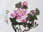 国画家王玉凤牡丹作品《洛阳三月花满城》