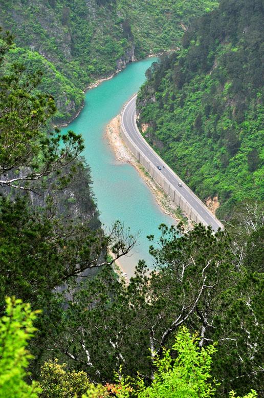 鸟瞰泾阳河