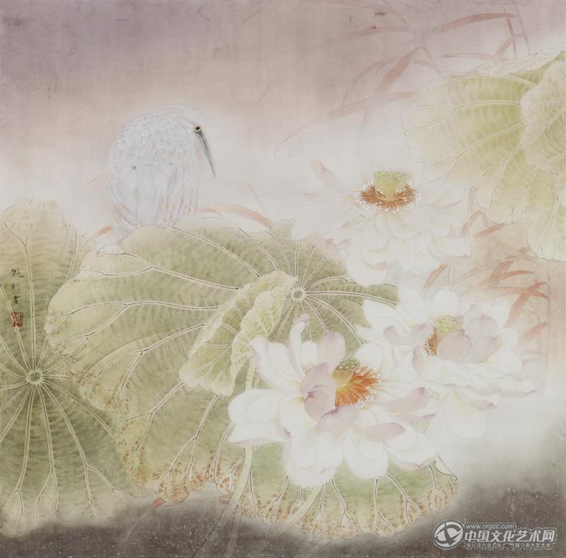 王艳利工笔花鸟作品