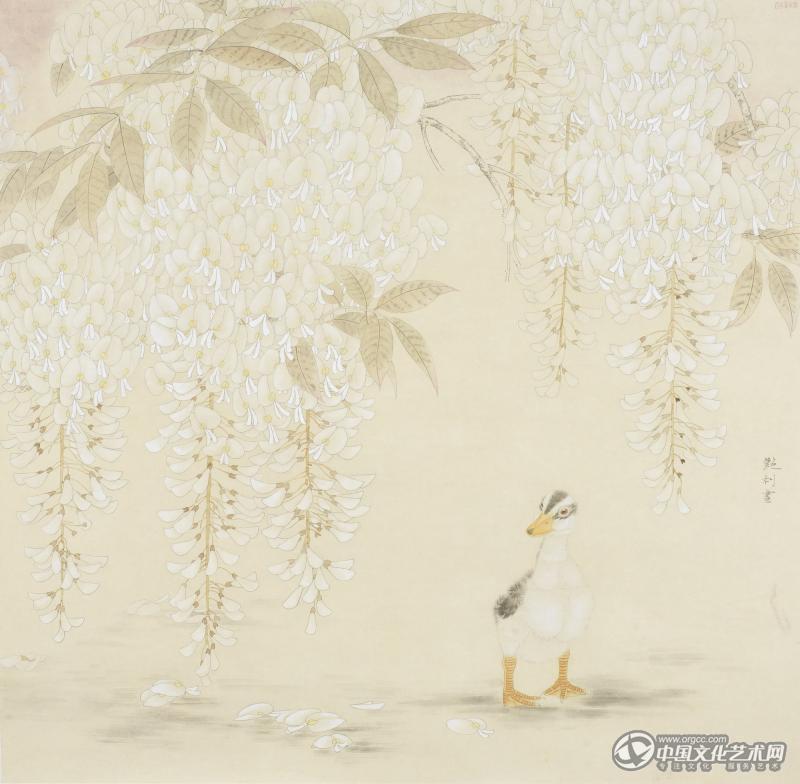 王艳利工笔花鸟作品