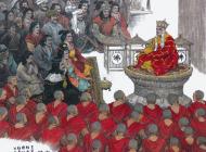 17玄奘高昌講經圖-李留海