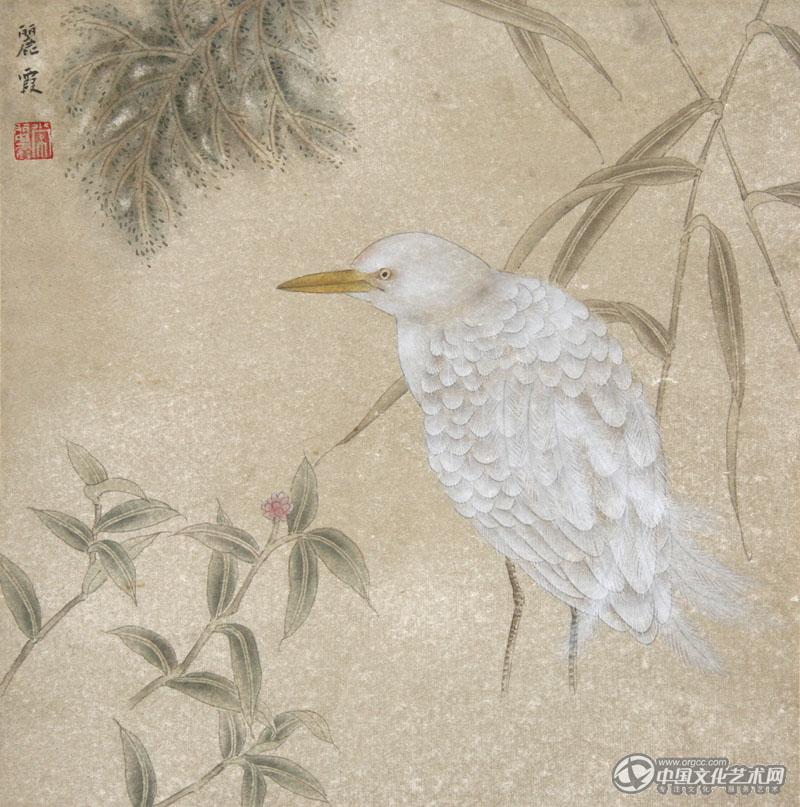国画家常丽霞工笔花鸟作品