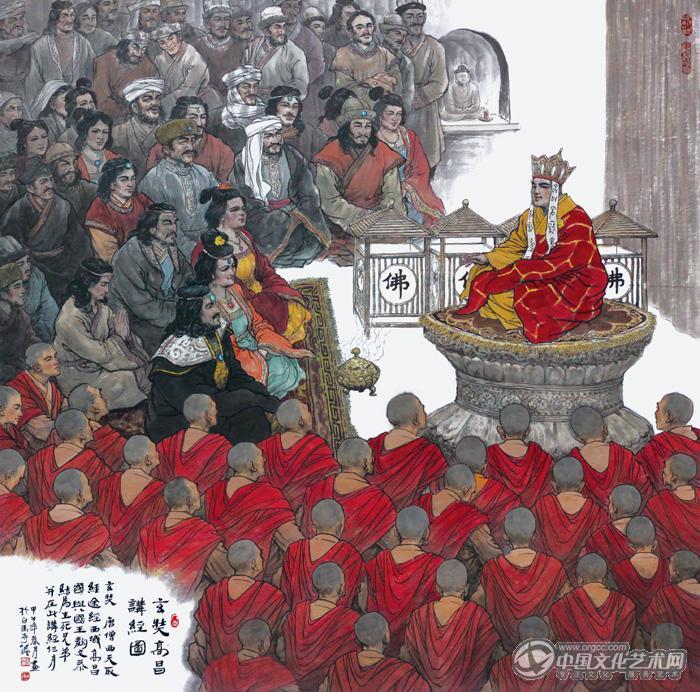 玄奘高昌讲经图—李留海