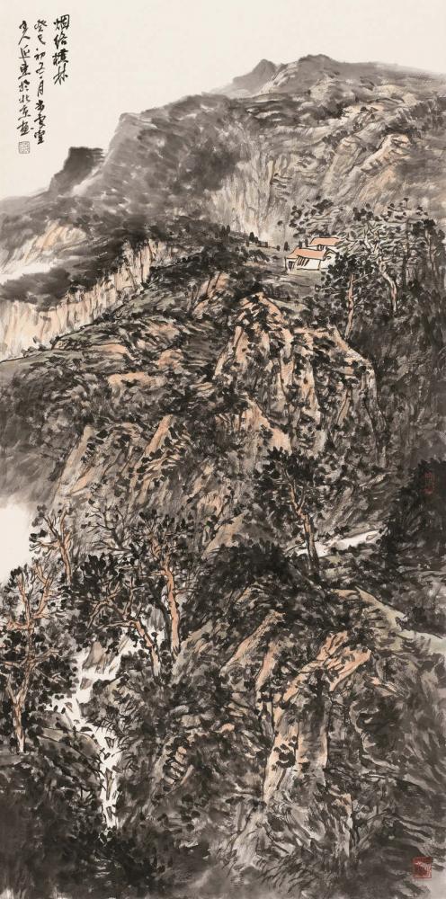 烟络横林136cmx68cm 