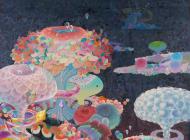 《巴别森林》 黄柏勳 197x197cm 2014