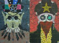 《丑Clown》 王将 40X30cmX2 2013