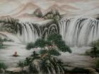 画家郝淑琳山水作品《锦绣山河》