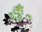 国画家王玉凤牡丹作品