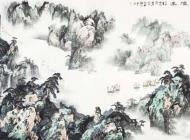 《不尽长江滚滚来》 董吉泉 123x247cm