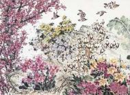 《百花齐放》 陈伯希 123x247cm 2013