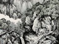 081 龚文尧 《君山老虎口》 写意山水 尺寸：136X68 参考价：RMB40000 起拍价：RMB——