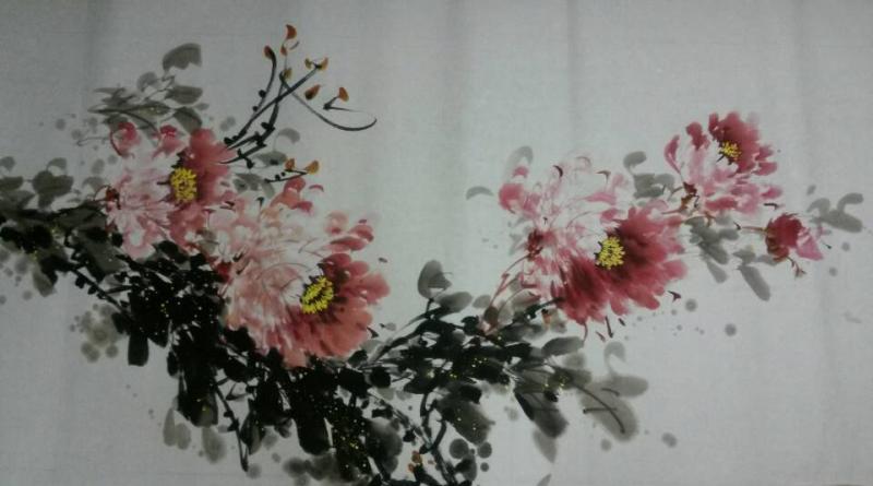 画家郝淑琳花鸟作品