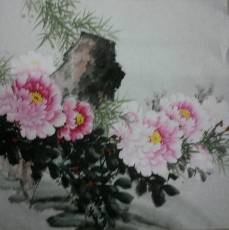画家郝淑琳花鸟作品