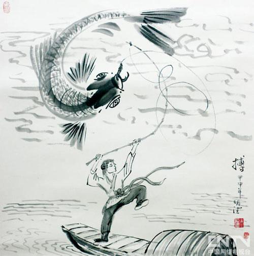 朱明德作品《搏》