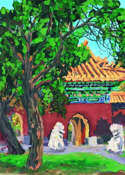 韩东光水粉作品