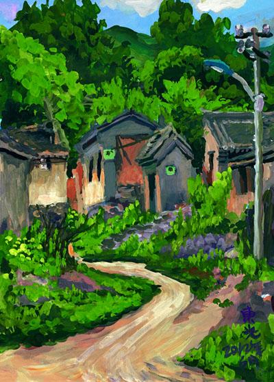 韩东光水粉作品