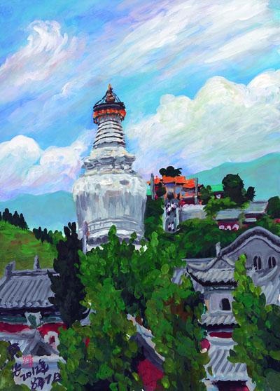 韩东光水粉作品