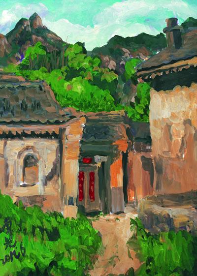 韩东光水粉作品