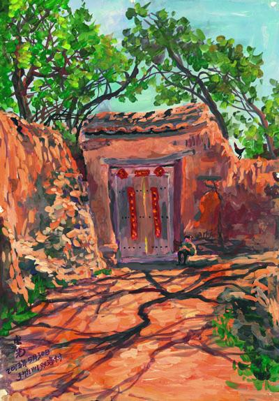 韩东光水粉作品