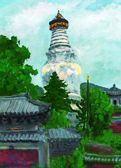 韩东光水粉作品