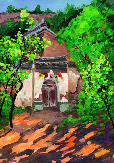 韩东光水粉作品