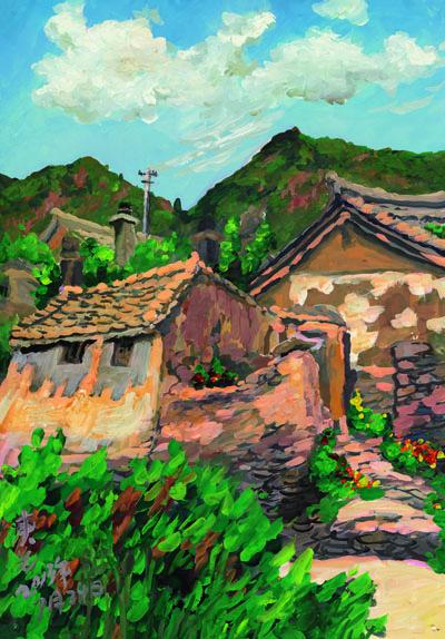 韩东光水粉作品
