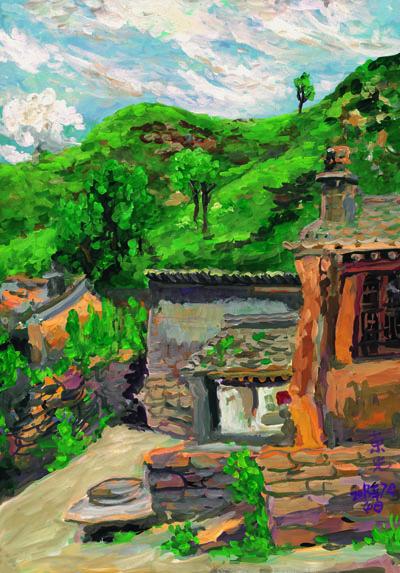 韩东光水粉作品