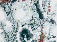 092号 陈光顺 《国魂》 写意花鸟 尺寸：136X68