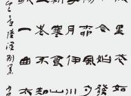 043号 作者：杨少华 书法 尺寸：136X60