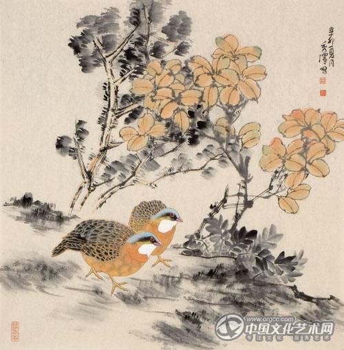 秋山晴爽68x68cm