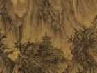 晴峦萧寺图
