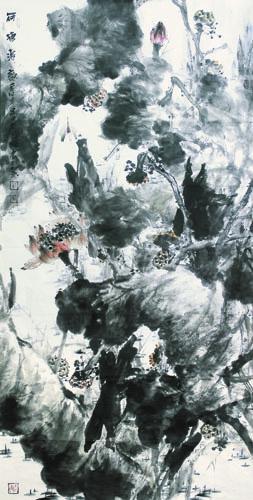 张光胜作品  荷塘清韵 