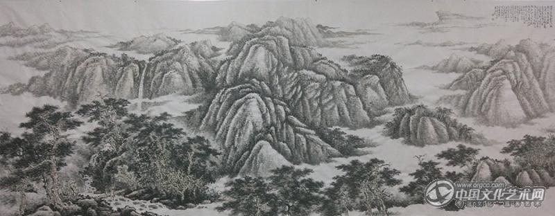 山水——德化石牛山印象--三米六*一米五