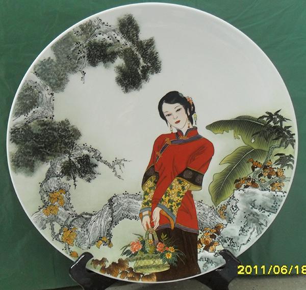 瓷画----工笔人物
