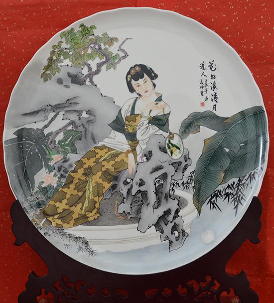 瓷画----工笔人物