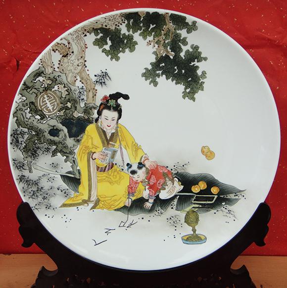 瓷画----工笔人物