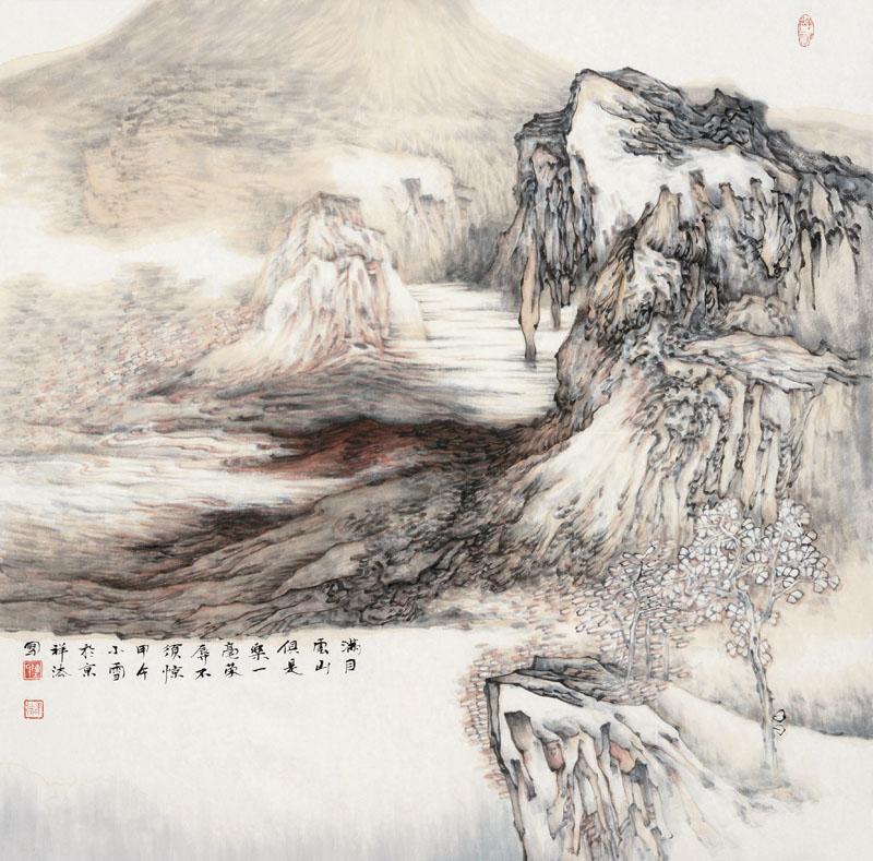 满目云山俱是乐,一毫荣辱不须惊