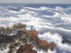 生华笔生花海阔壮无崖-2008年纸本设色