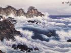 山随画动海为涛生